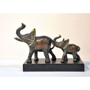 銅雕母子大象群雕塑擺飾 (y14883立體雕塑.擺飾 立體擺飾系列-動物、人物系列)